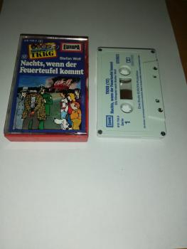 TKKG Folge 12 Nachts. wenn der Feuerteufel kommt 4-fach Silber geschraubt Weiß Blau 515729.3 Europa